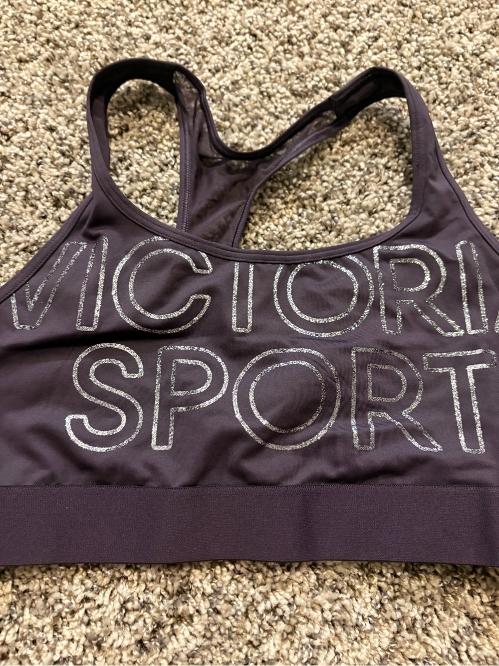 Victoria’s Secret Purple Racerback Sports Bra